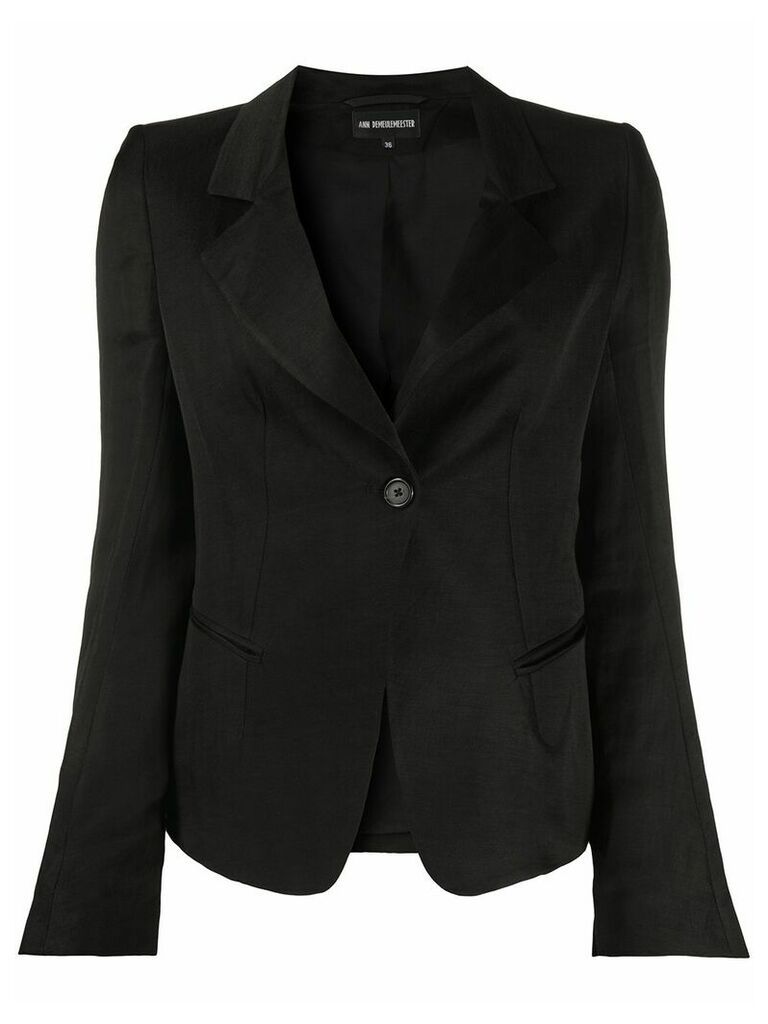 Ann Demeulemeester tailored blazer - Black