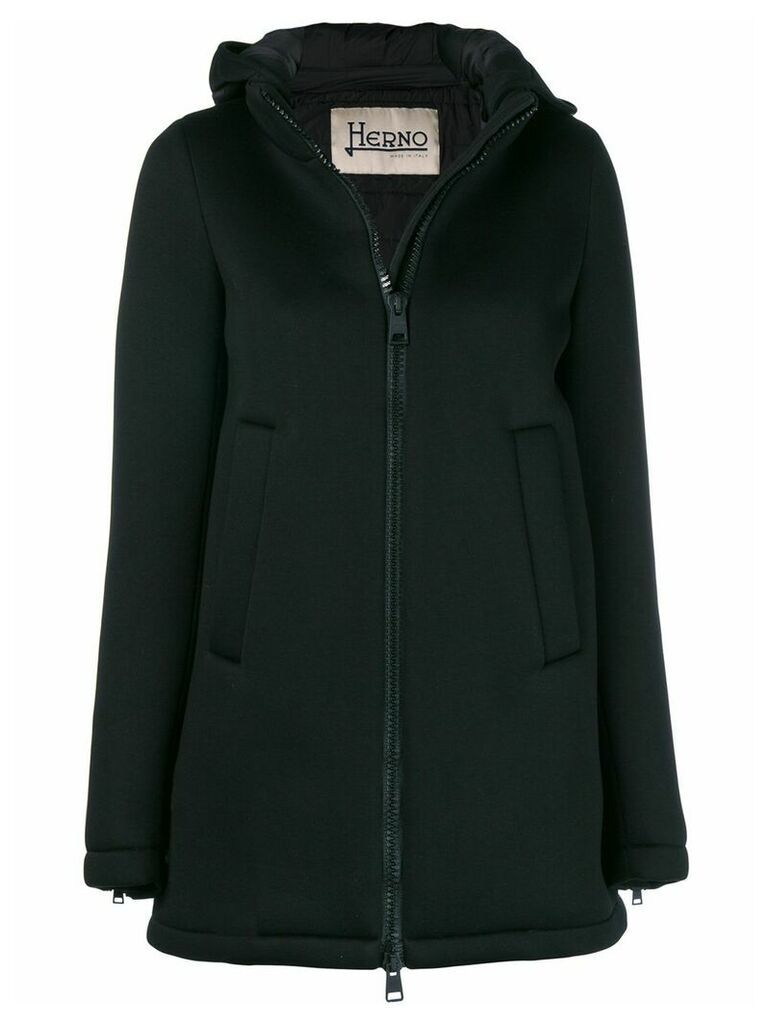 Herno hooded parka coat - Black
