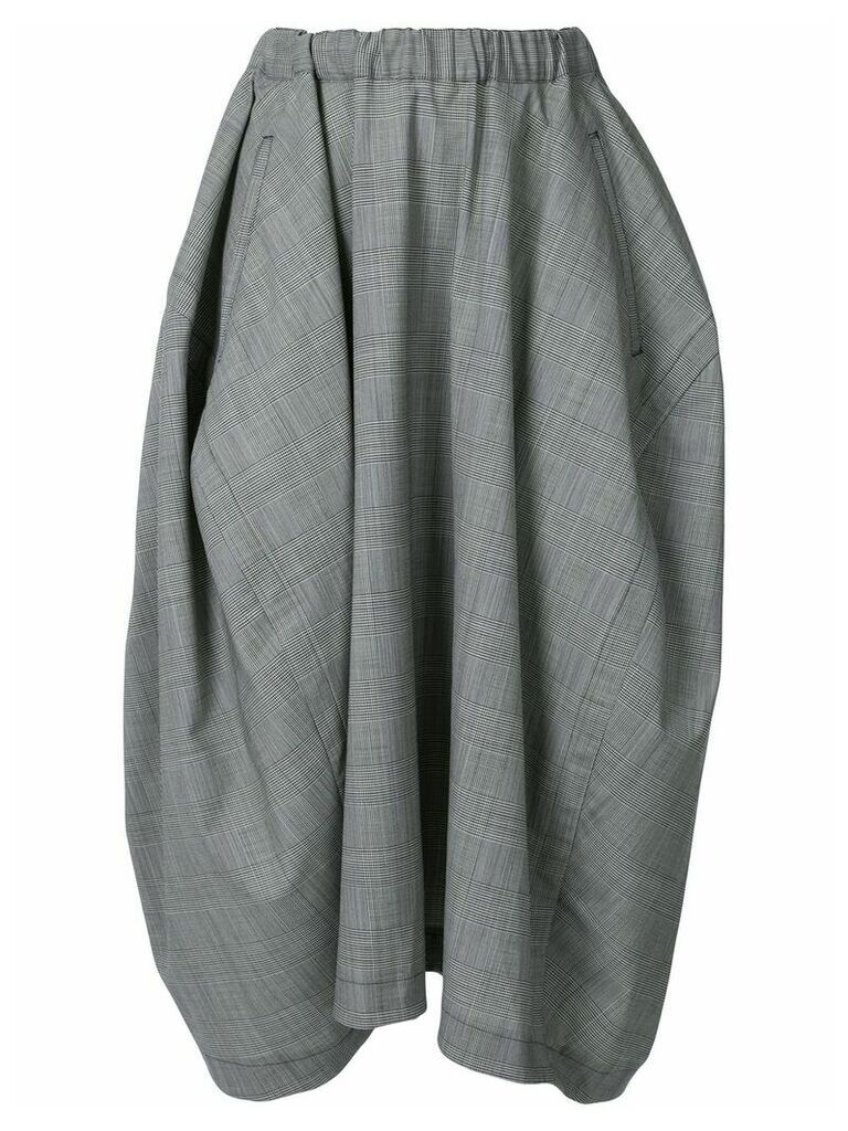 Comme Des Garçons Comme Des Garçons flared mid-length skirt - Grey