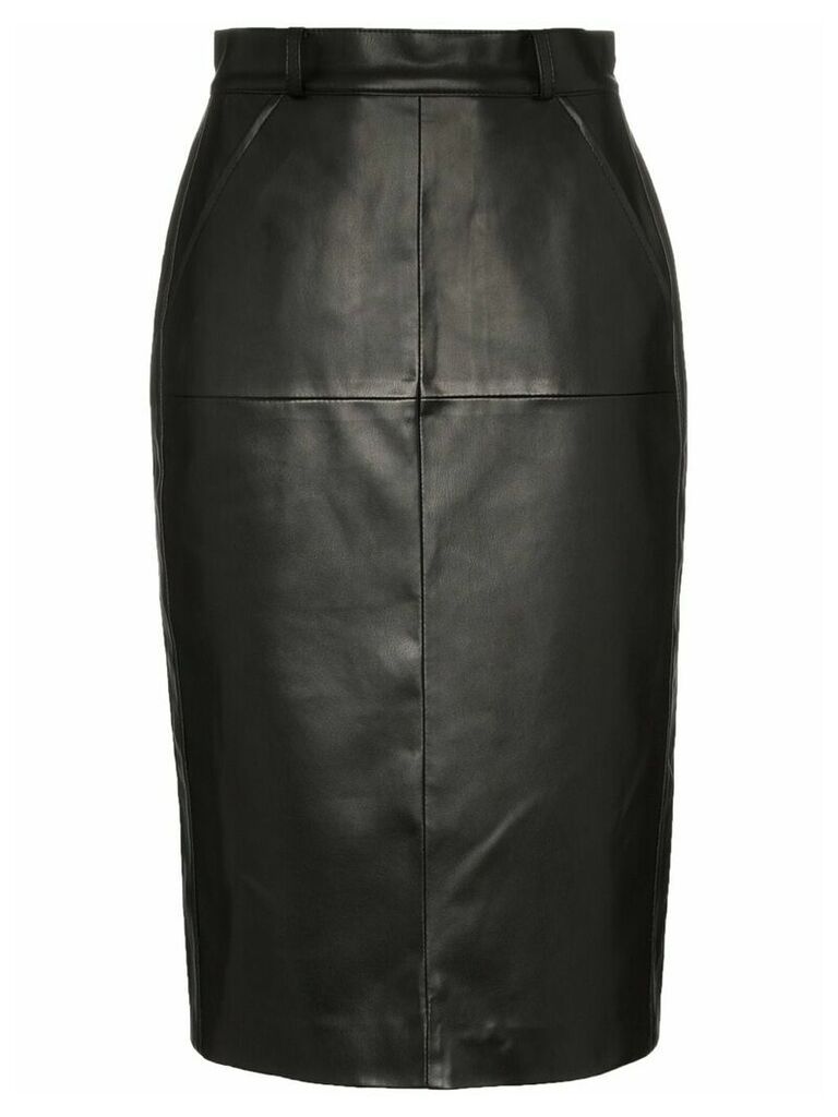 We11done high-waisted pencil skirt - Black
