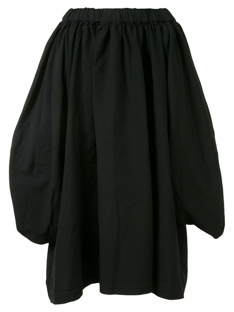 Comme Des Garçons Comme Des Garçons asymmetric flared skirt - Black