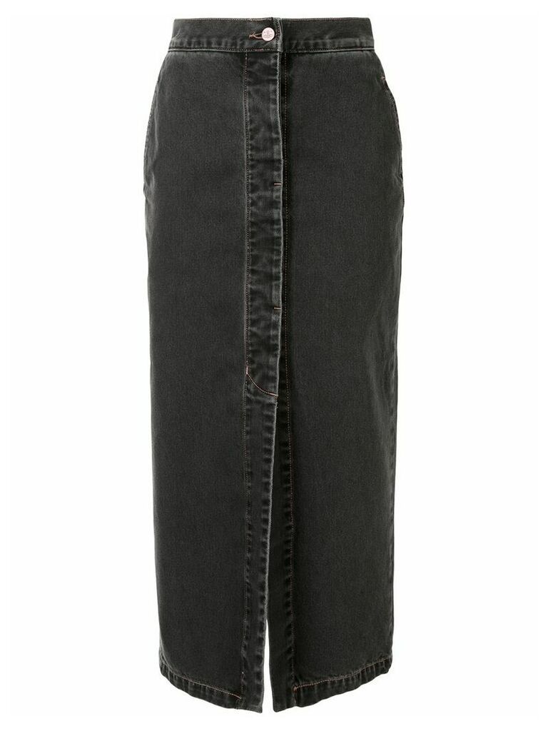 Vivienne Westwood Anglomania trouser denim skirt - Black