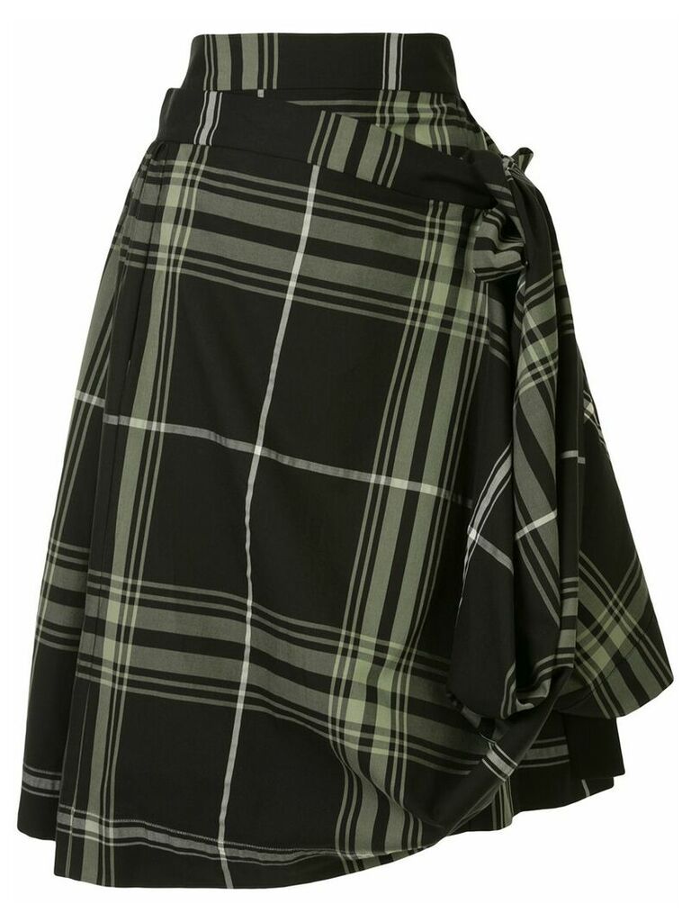 Vivienne Westwood Anglomania plaid blanket skirt - Black
