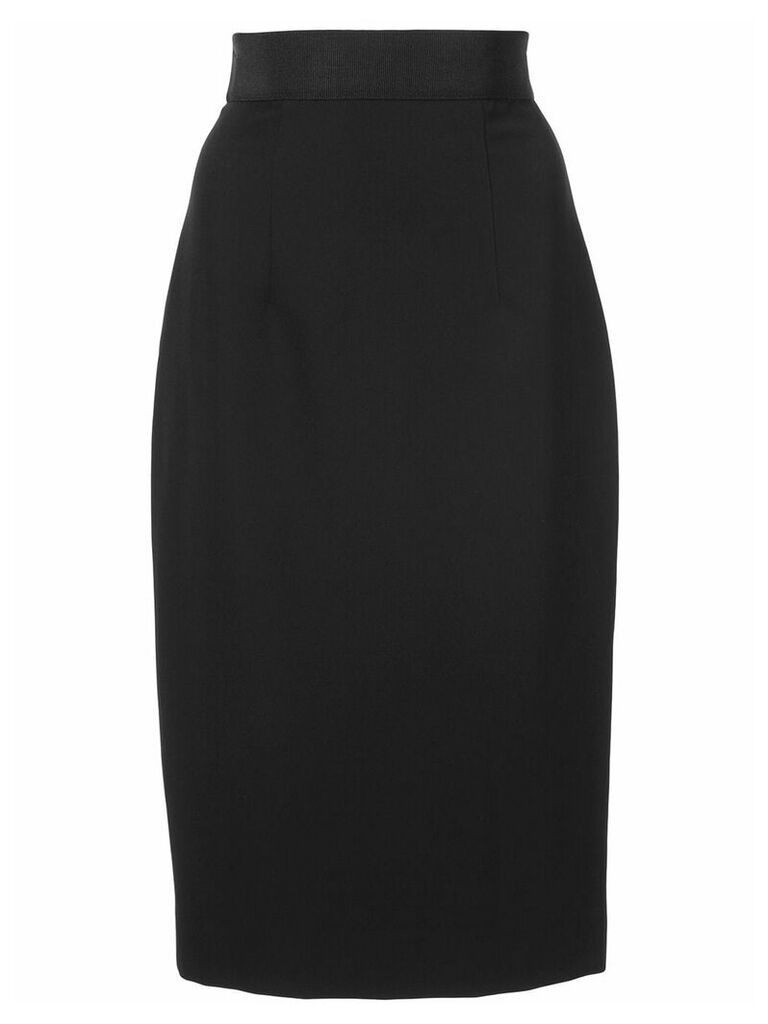 Milly fitted pencil skirt - Black