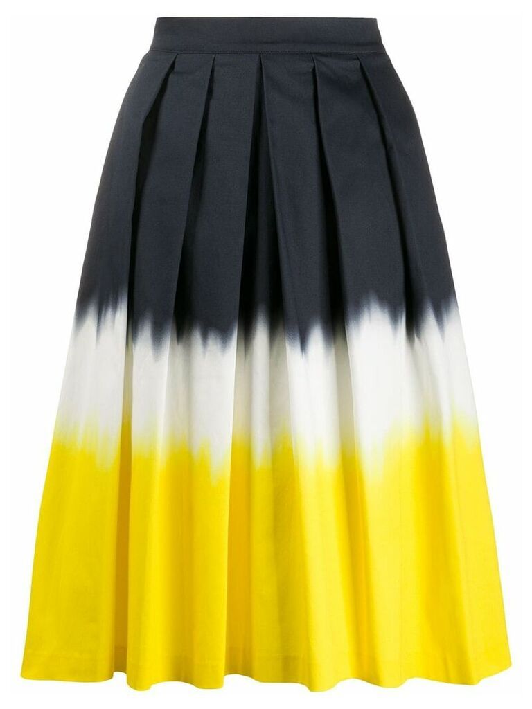 Ultràchic pleated midi skirt - Yellow