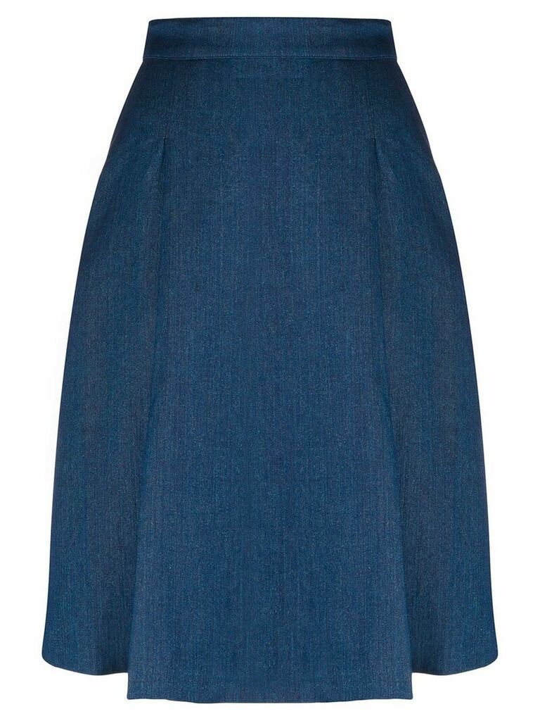 Massimo Alba Rosa denim a-line skirt - Blue