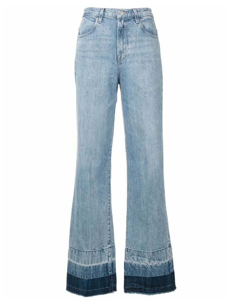 J Brand Joan high-rise wide leg jeans - Blue