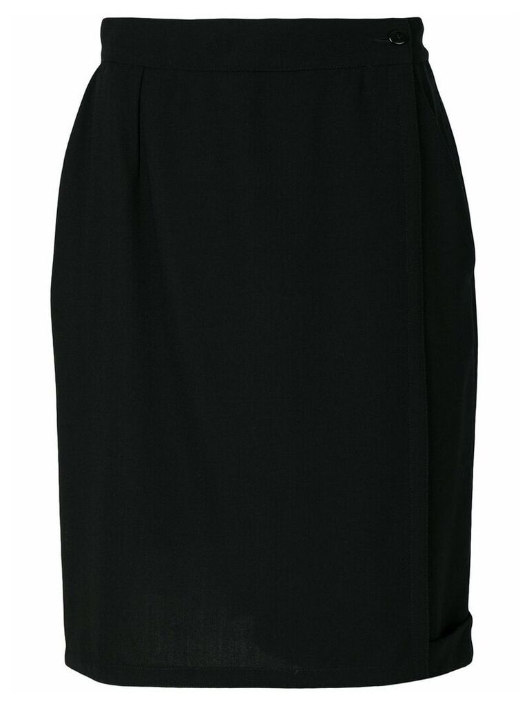 Versace Pre-Owned straight style skirt - Black