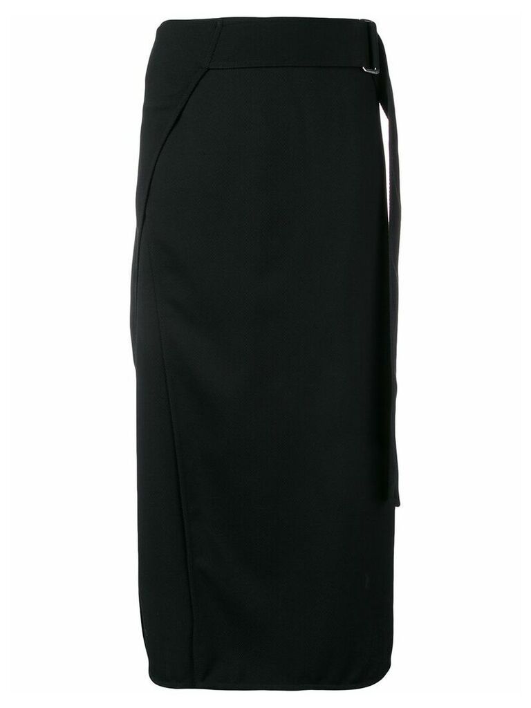 Victoria Beckham belted midi skirt - Black