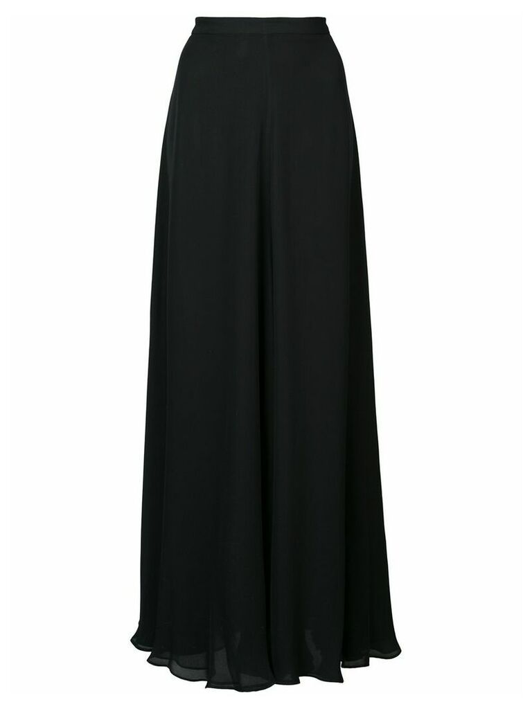 VOZ long A-line skirt - Black
