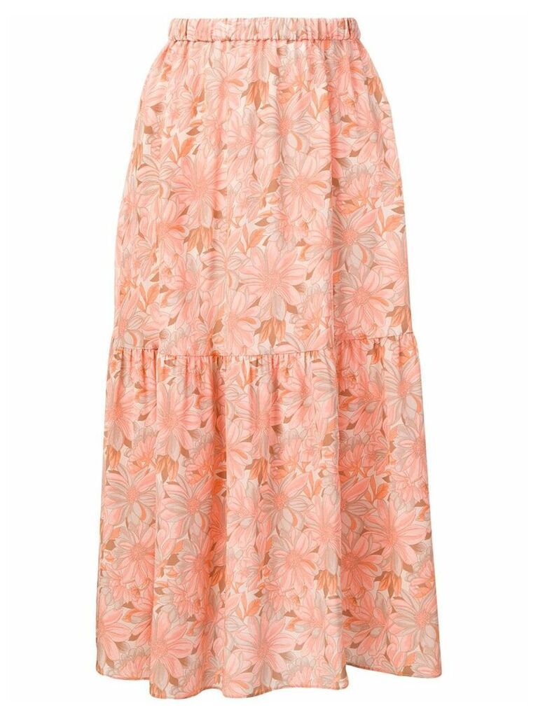 Stella McCartney floral print skirt - Neutrals