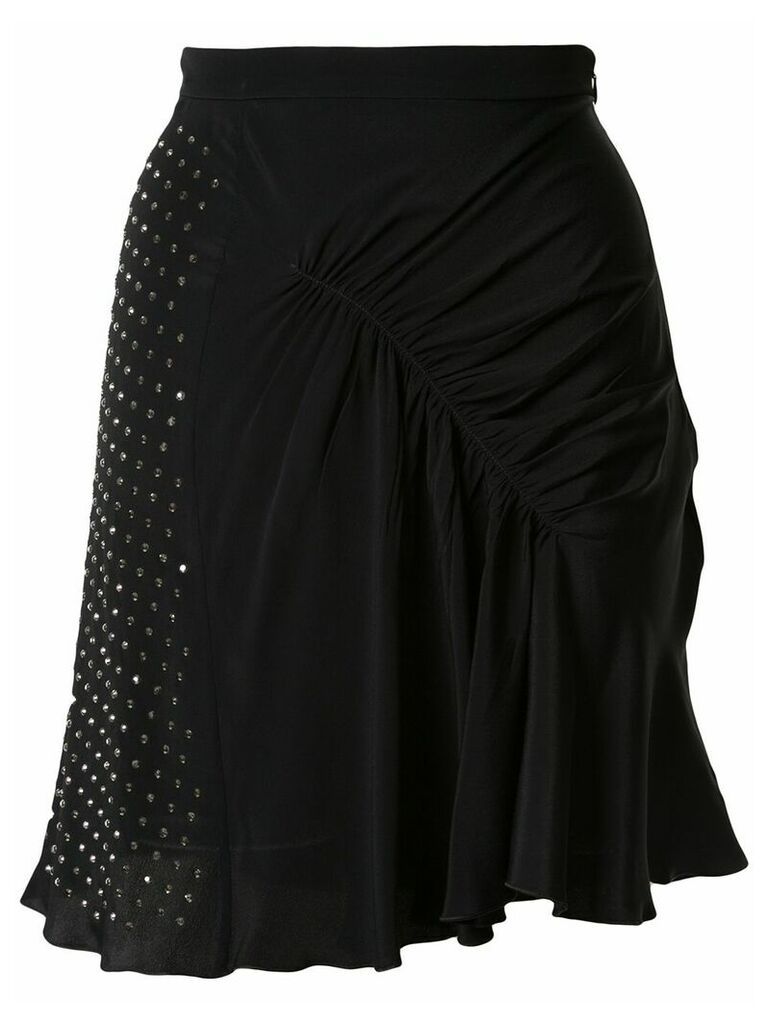 Nº21 embellished gathered skirt - Black