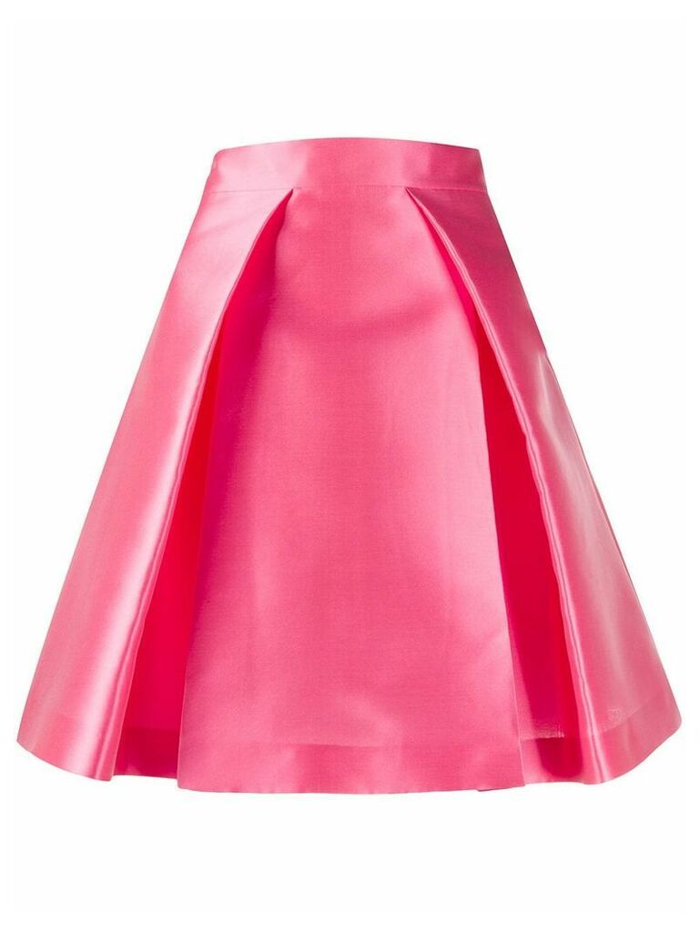 Alberta Ferretti A-line pleated skirt - PINK