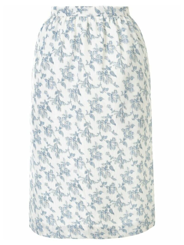Brock Collection floral print skirt - Blue