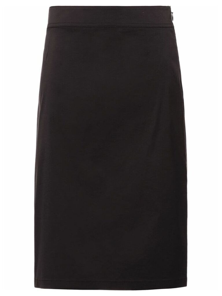 Prada Stretch cotton pencil skirt - Black