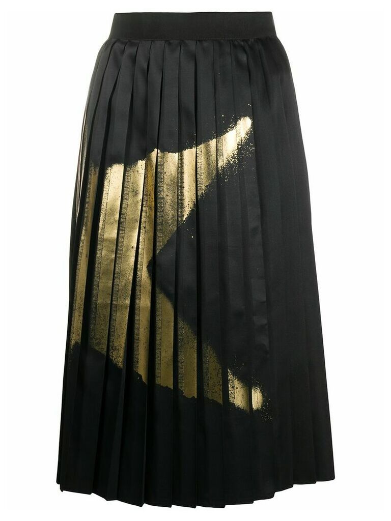 Golden Goose Riley star-print pleated skirt - Black