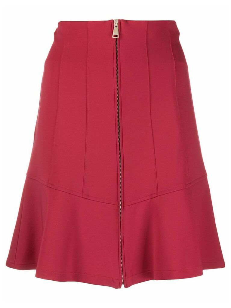 Pinko knitted high waisted skirt - Red