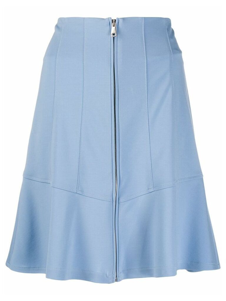Pinko high waisted zipped skirt - Blue
