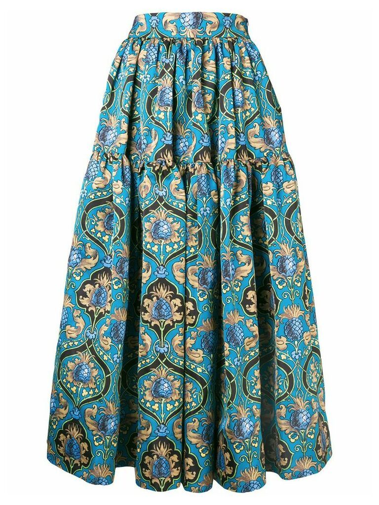 La Doublej printed radzmir skirt - Blue