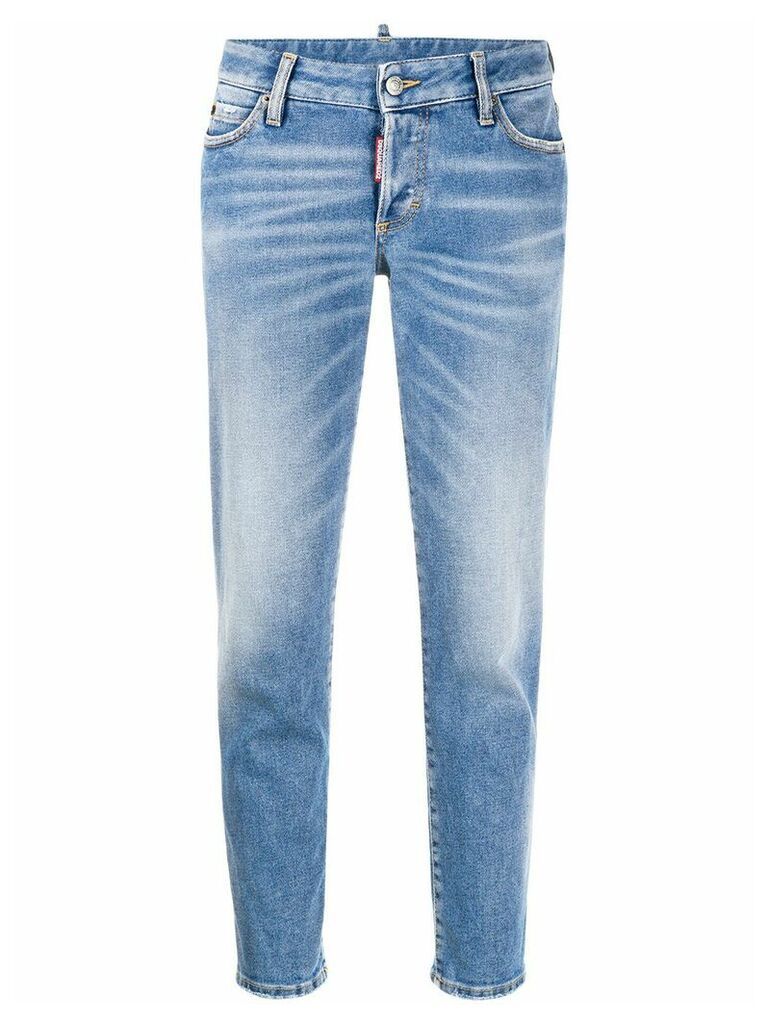 Dsquared2 faded cropped jeans - Blue