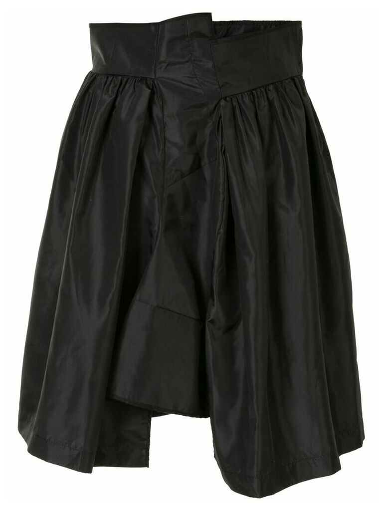 Comme Des Garçons Pre-Owned asymmetric draped skirt - Black