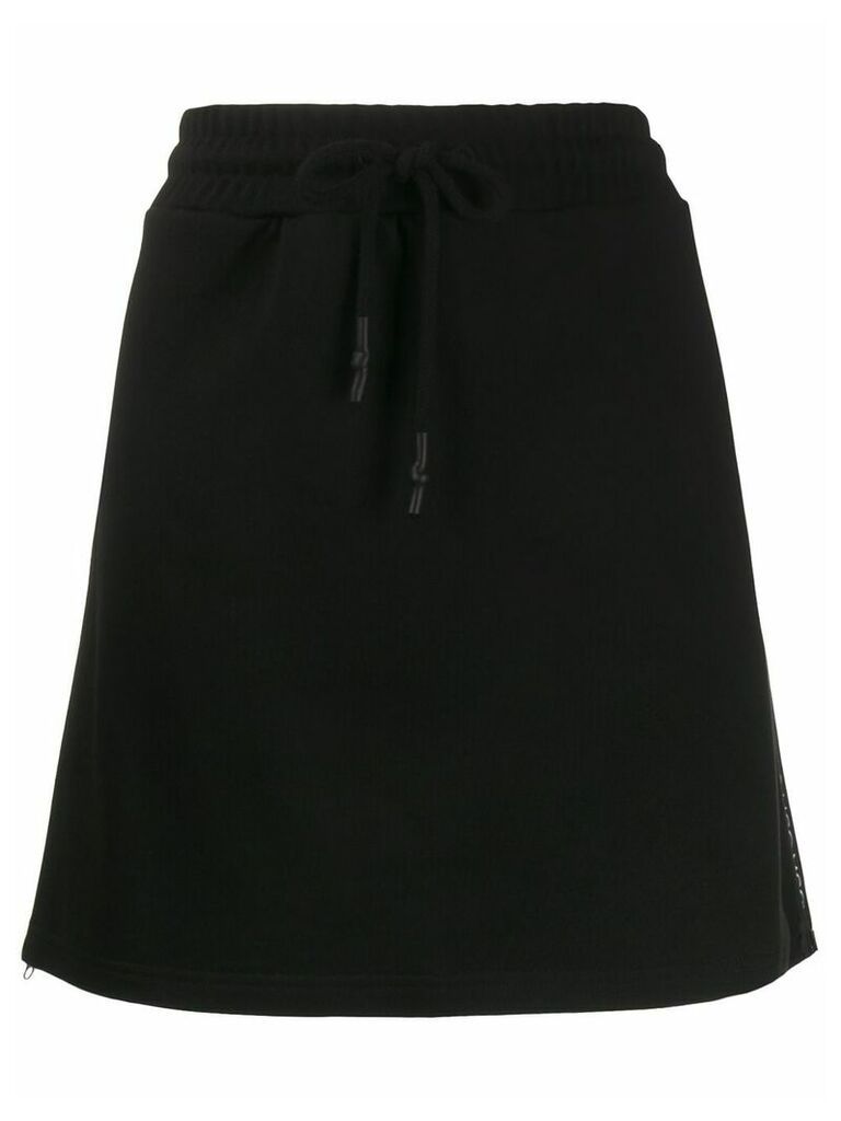 McQ Alexander McQueen side-zip drawstring skirt - Black