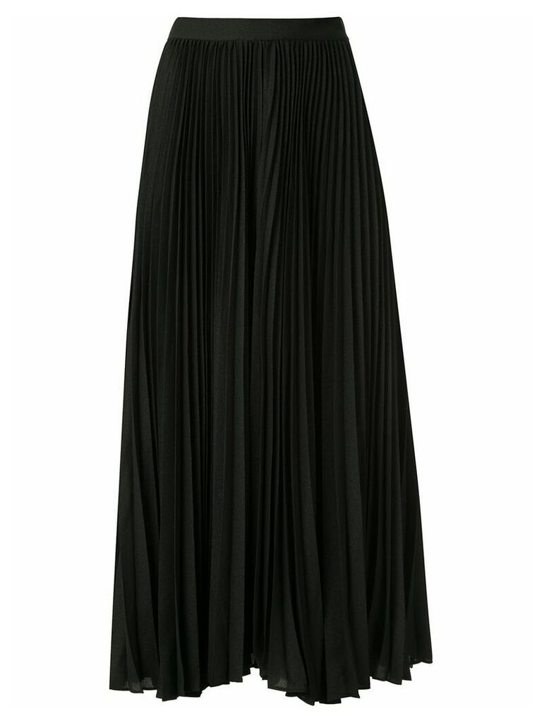 CK Calvin Klein pleated midi skirt - Black