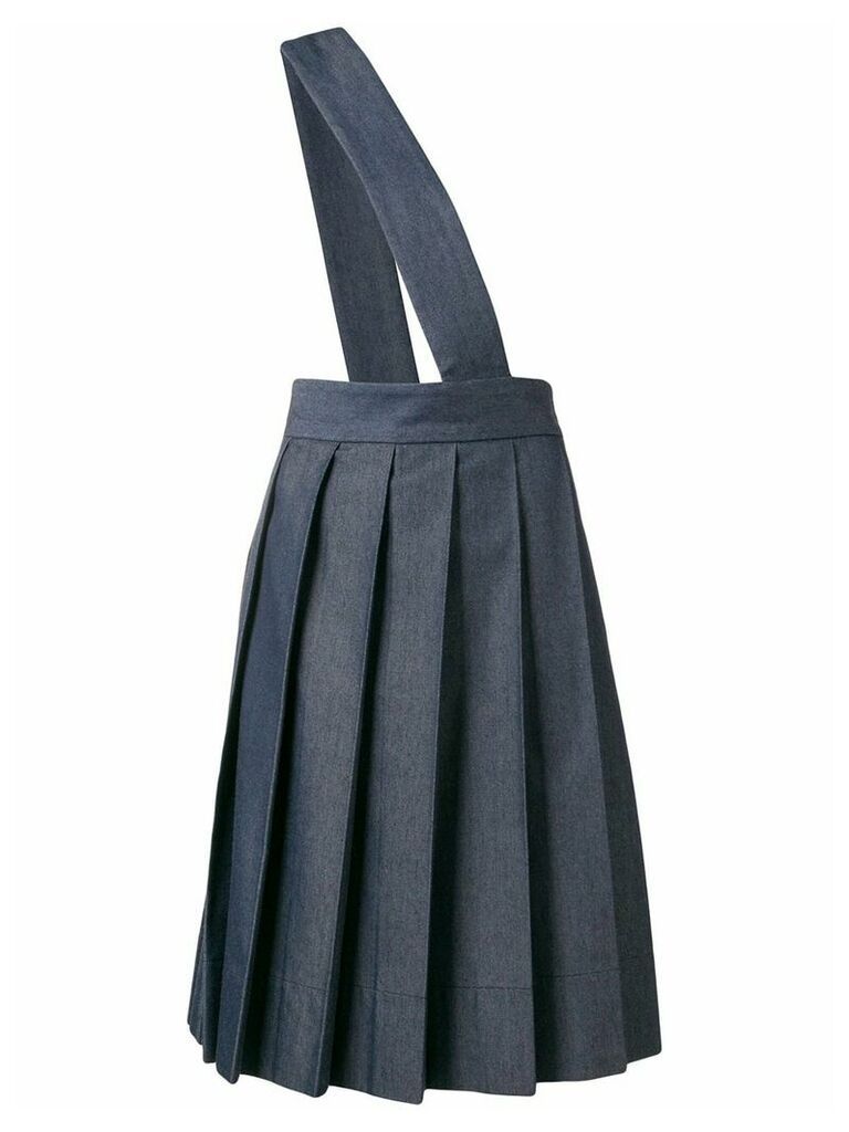 Comme Des Garçons Pre-Owned 1997 asymmetric braced skirt - Blue