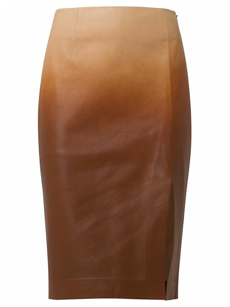 Dorothee Schumacher Degradé Softness leather pencil skirt - 057