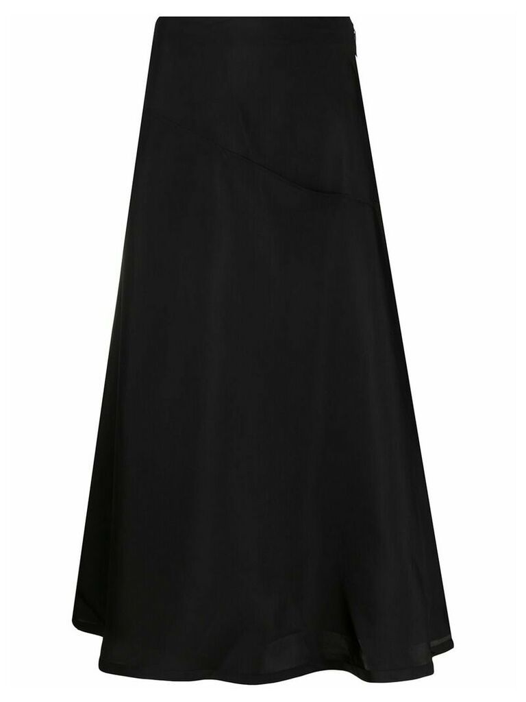 Jil Sander A-line mid-length skirt - Black