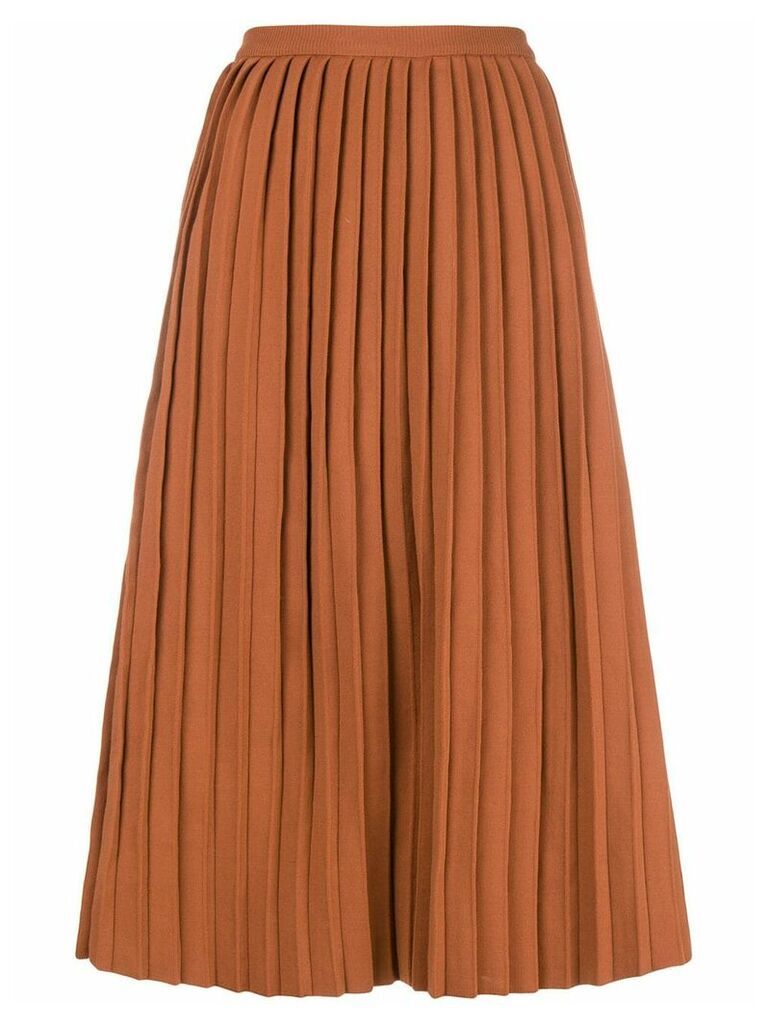 Sofie D'hoore pleated skirt - Brown