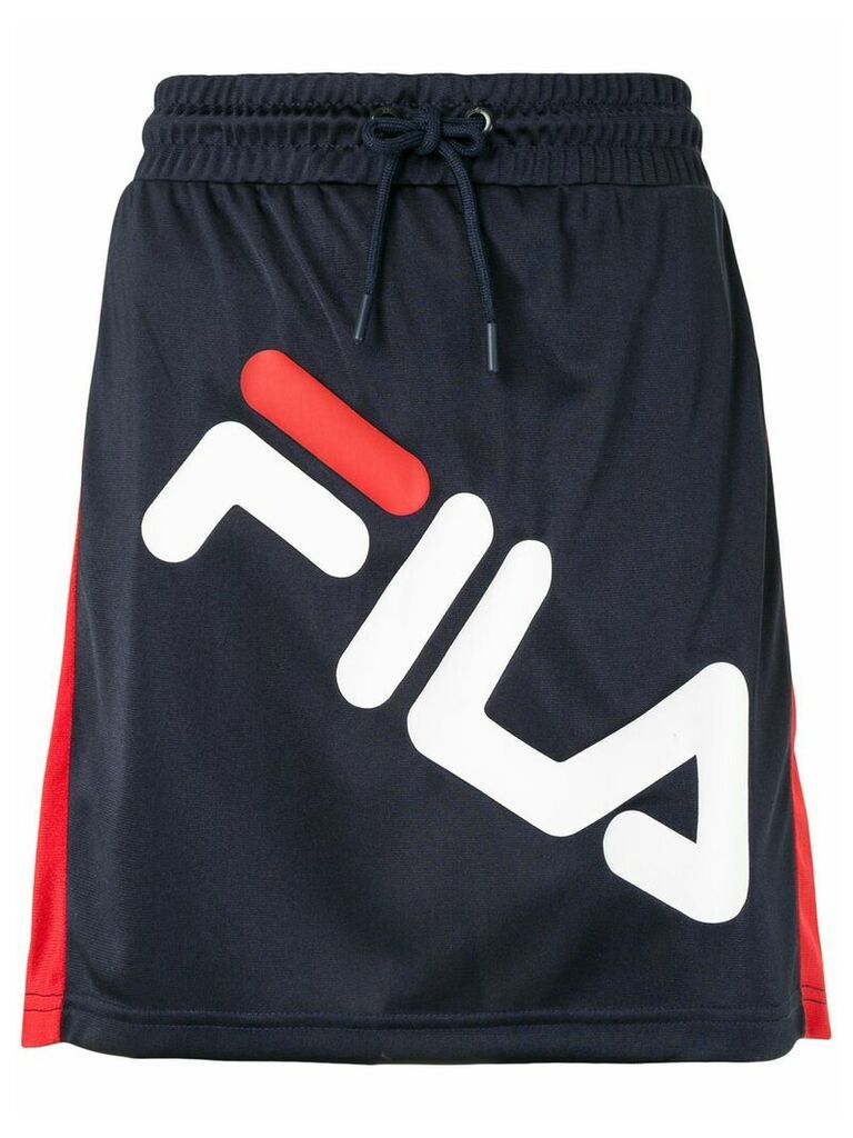 Fila logo print short skirt - Blue