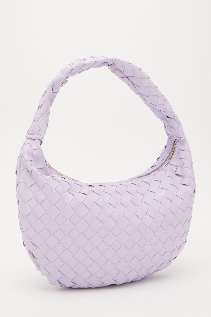 Women's Quiz Lilac Woven Shoulder Bag Size One Size