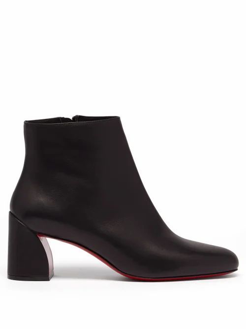 Christian Louboutin - Turela 55 Leather Ankle Boots - Womens - Black