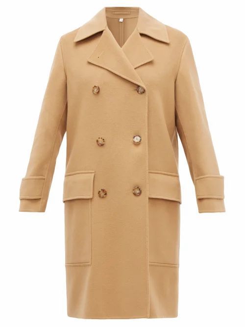 Burberry - Earsdon Double-breasted Cashmere Coat - Womens - Camel