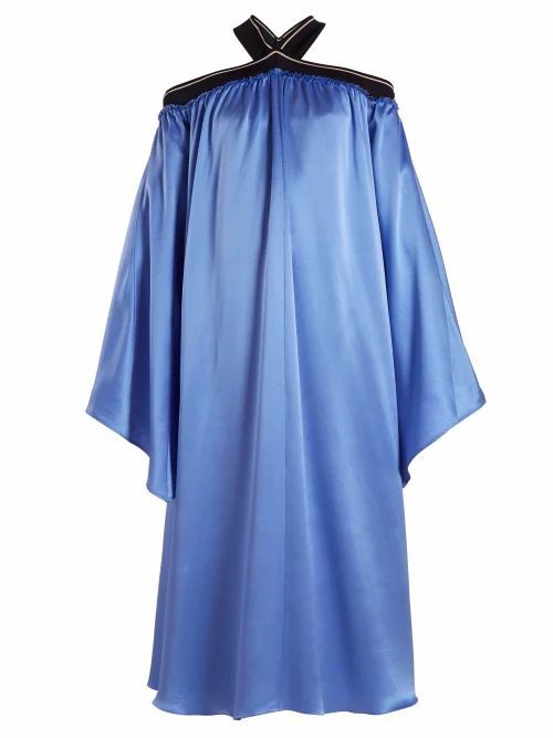 Roksanda - Luella Off-the-shoulder Dress - Womens - Blue
