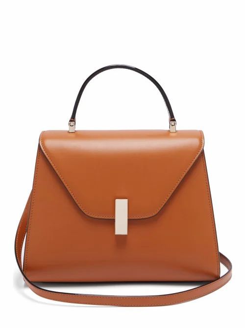 Valextra - Iside Medium Leather Bag - Womens - Tan