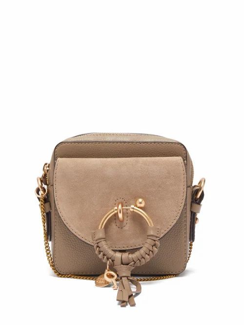 See By Chloé - Joan Mini Square Leather Cross-body Bag - Womens - Grey