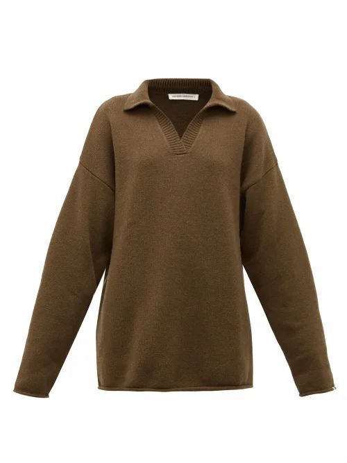 Extreme Cashmere - No.101 Jules Stretch-cashmere Sweater - Womens - Brown