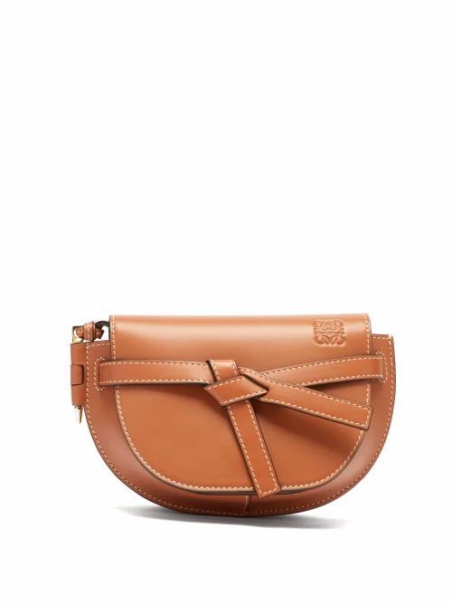 Loewe - Gate Mini Leather Belt Bag - Womens - Tan