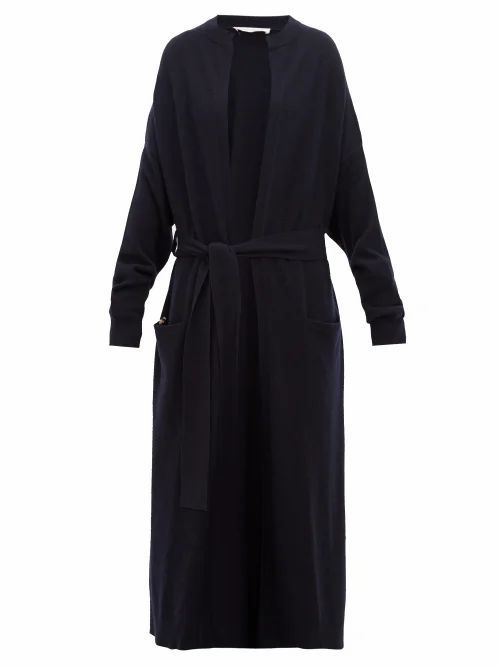 Extreme Cashmere - No.105 Big Coat Stretch-cashmere Cardigan - Womens - Navy