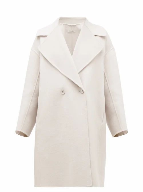 S Max Mara - Savana Coat - Womens - Light Grey