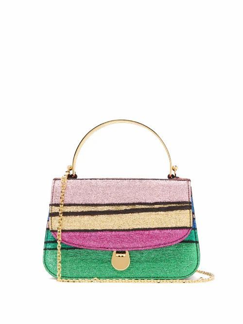 Bienen-davis - Sabi Stripe-brocade Handbag - Womens - Multi