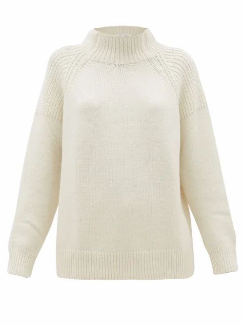 Frame - High-neck Sweater - Womens - Ivory