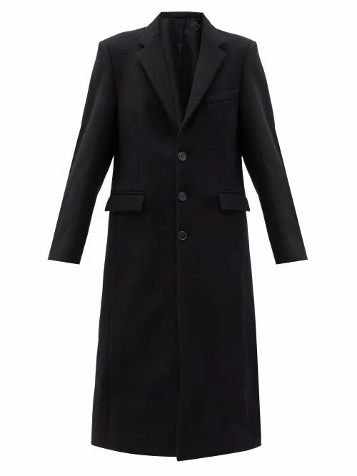 Wardrobe. nyc - Release 01 Single-breasted Wool-felt Overcoat - Womens - Black