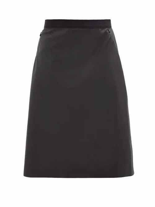 Wolford - Estella Faux-leather Skirt - Womens - Black