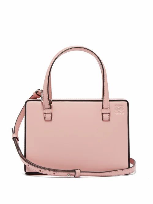 Loewe - Postal Small Leather Bag - Womens - Pink