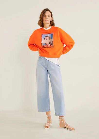 Printed Fluor sweatshirt