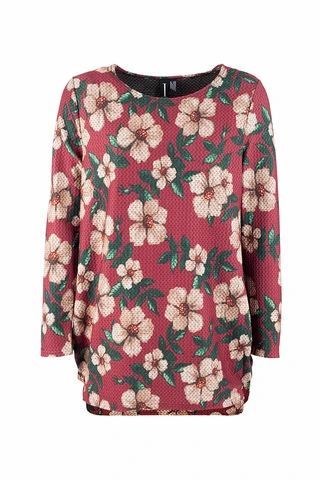 Floral Oversized Top