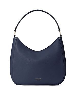 Roulette Large Pebbled Leather Hobo Bag